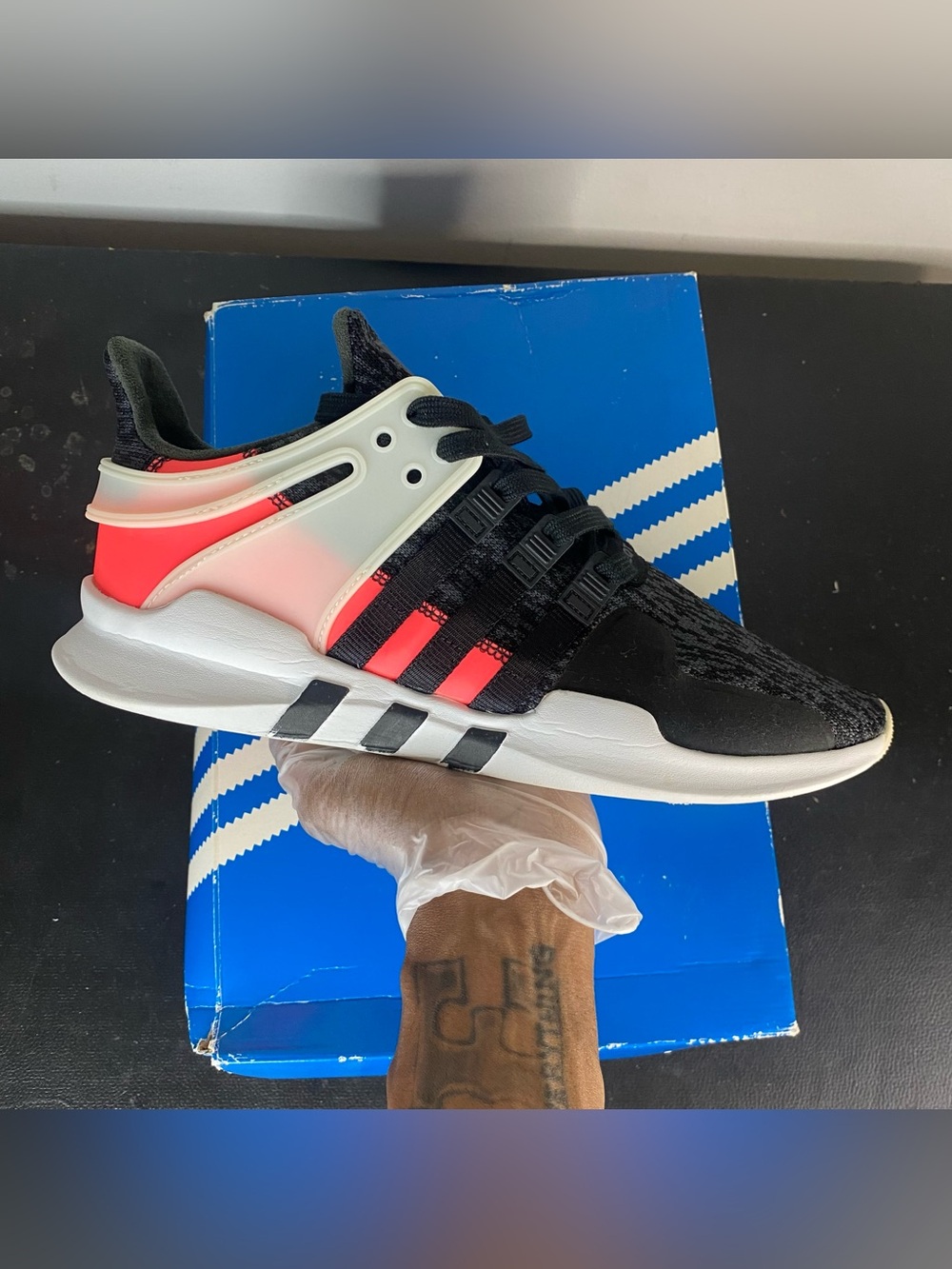 Adidas EQT Support ADV Core Black Turbo Size 10
